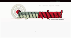 Desktop Screenshot of magnumequipment.co.nz