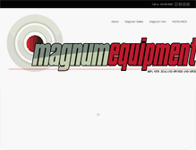 Tablet Screenshot of magnumequipment.co.nz