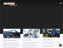 Tablet Screenshot of magnumequipment.net